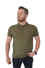 Poloshirt Herren Polohemd T Shirt Großen Größe 3163 mit Logo und Print Royyen