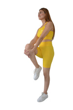 Sportliches Leggings-Set mit Crop-Top Yoga Set Royyen 982