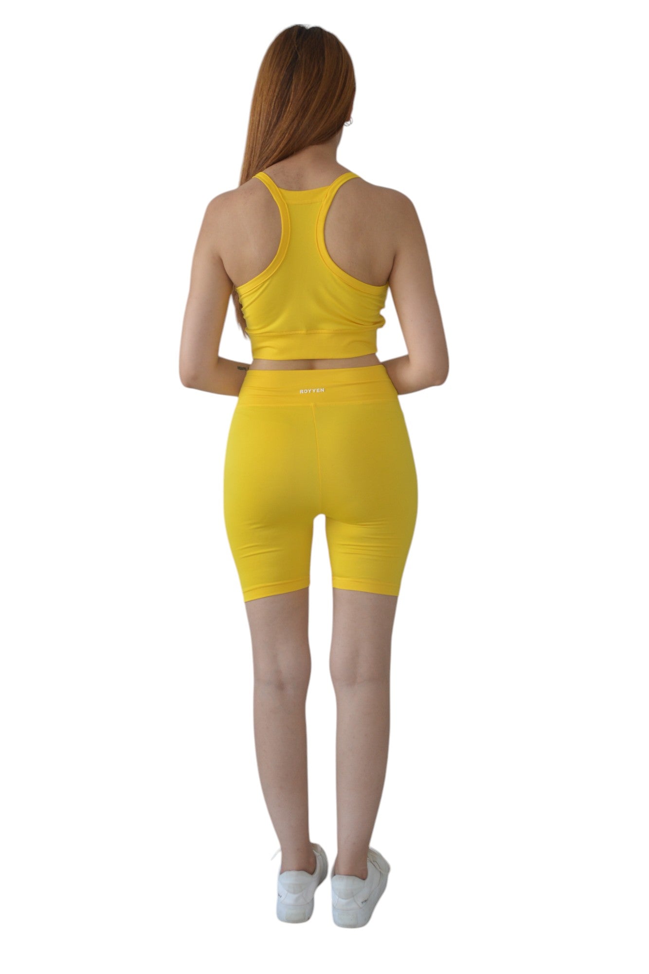 Sportliches Leggings-Set mit Crop-Top Yoga Set Royyen 982