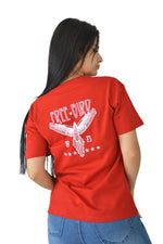 T Shirt mit Print Damen Royyen 608 Bird