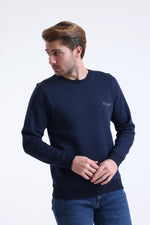 Sweatshirt Herren Royyen Model 965 mit Print Rundhalsausschnitt