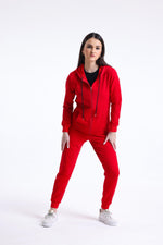 Sweatshirtanzug mit Zipper Royyen KETK-005 und Kapuzze Hoodie